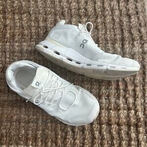 On Running Cloudnova White Sneakers CloudTec Men’s Size 10.5 EU 44.5 - Good Cond